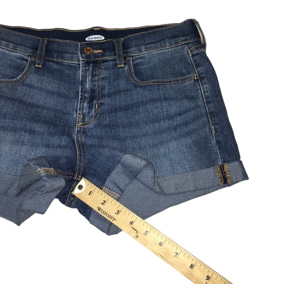 Old Navy Blue Denim Stretch Jean Shorts - Women’s Size 6 - Picture 7 of 12
